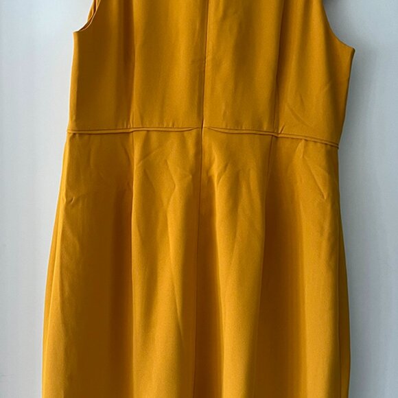 NWT NEW J crew Ruffle-front sheath dress in 365 crepe - Sz 14 - Picture 2 of 6